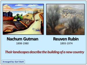 Nahum Gutman - Reuven Rubin - Tel Aviv